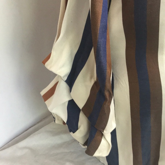 “ITALIAN” VINTAGE Designer Wrap Blouse fab sleeves. - Picture 7 of 14